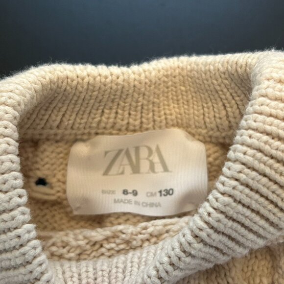 Zara long sleeve sweater size 8-9 - Picture 2 of 3